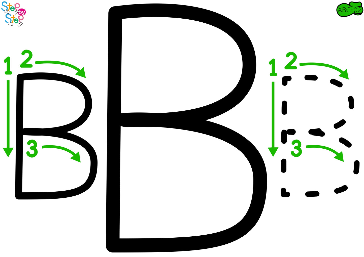 ABC Alphabet Flashcards (Book A)