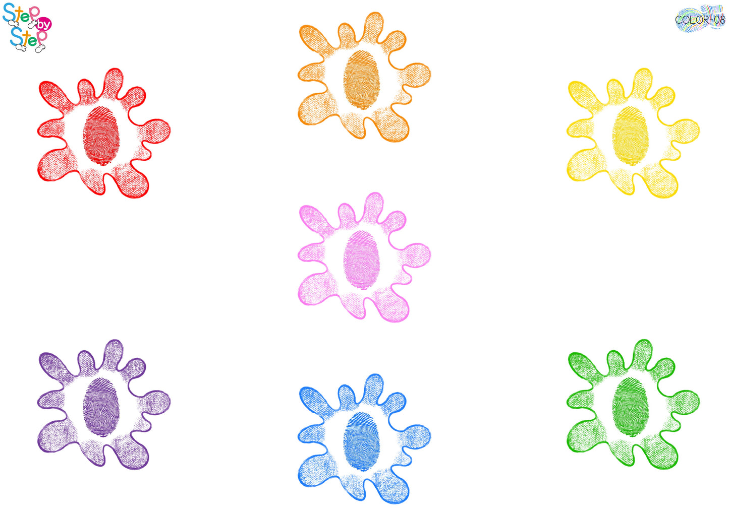 Colors Flashcards (Finger Steps)