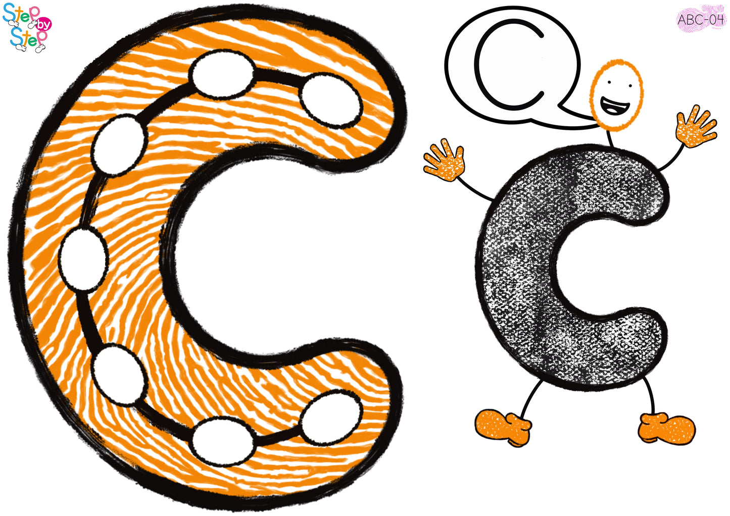 ABC Alphabet Flashcards (Finger Steps)