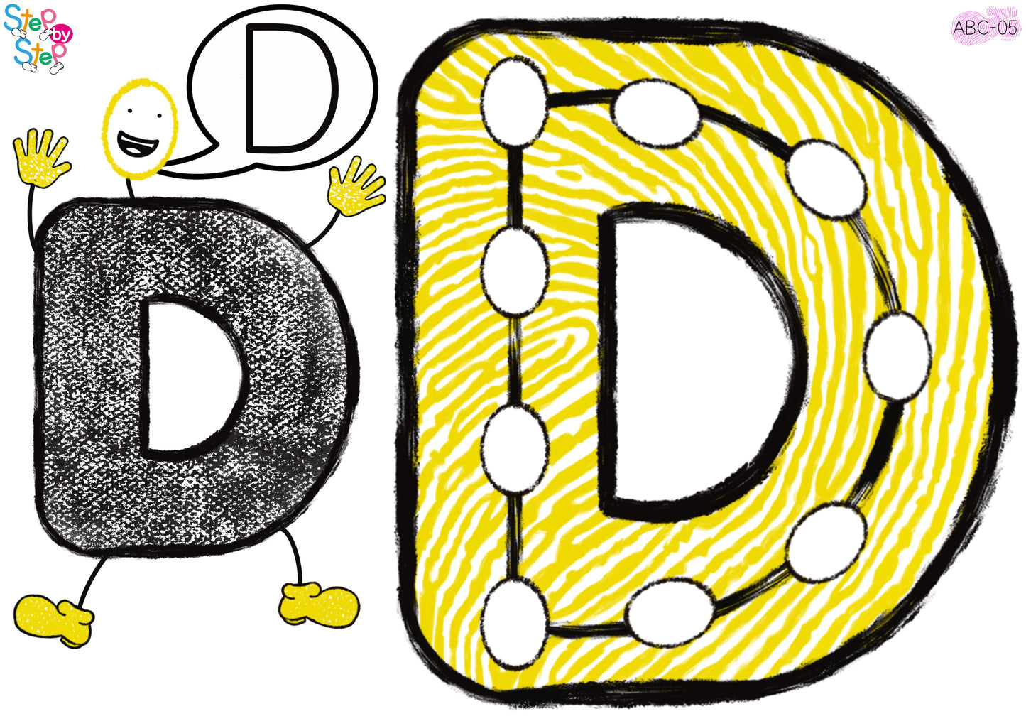 ABC Alphabet Flashcards (Finger Steps)