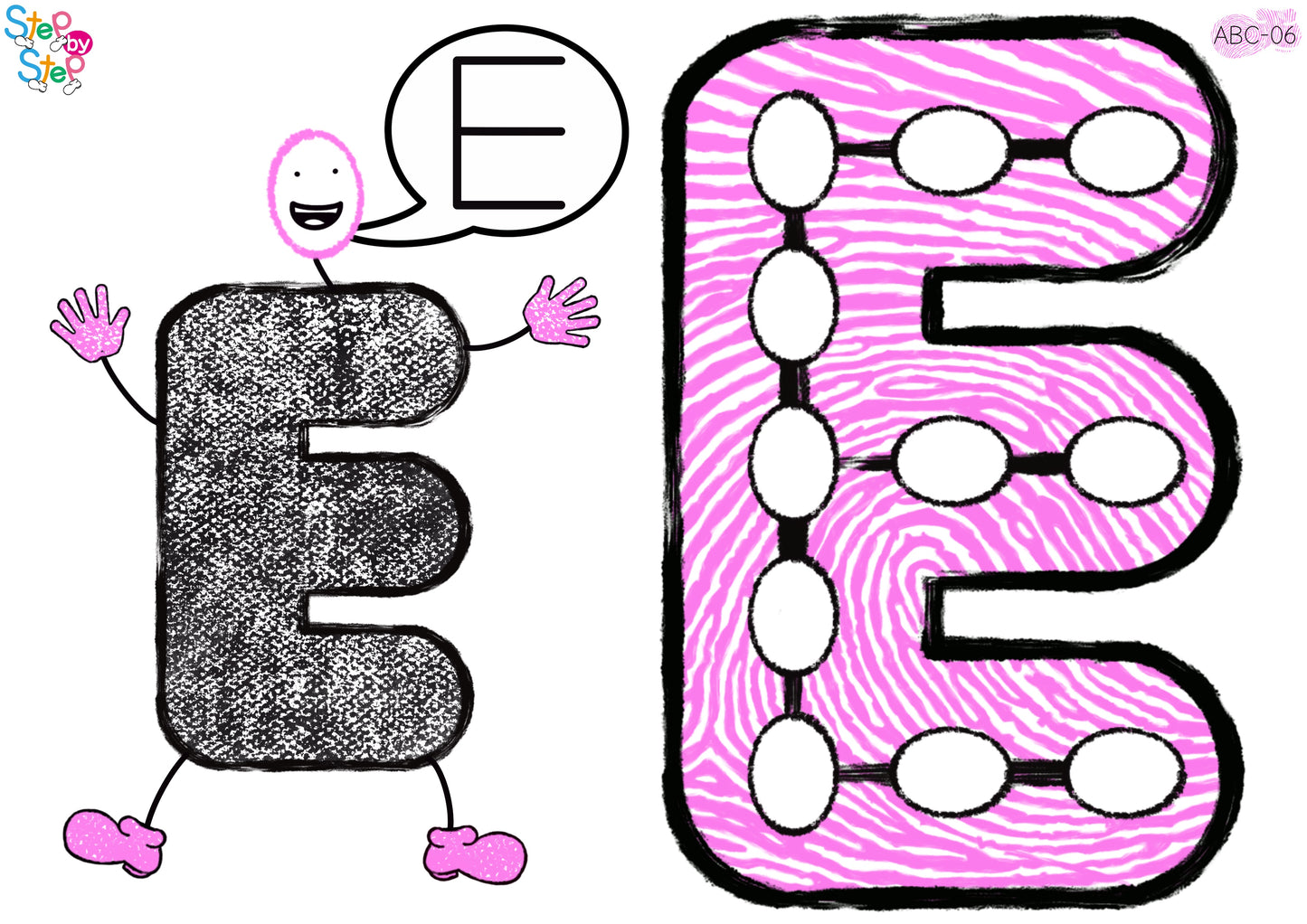ABC Alphabet Flashcards (Finger Steps)