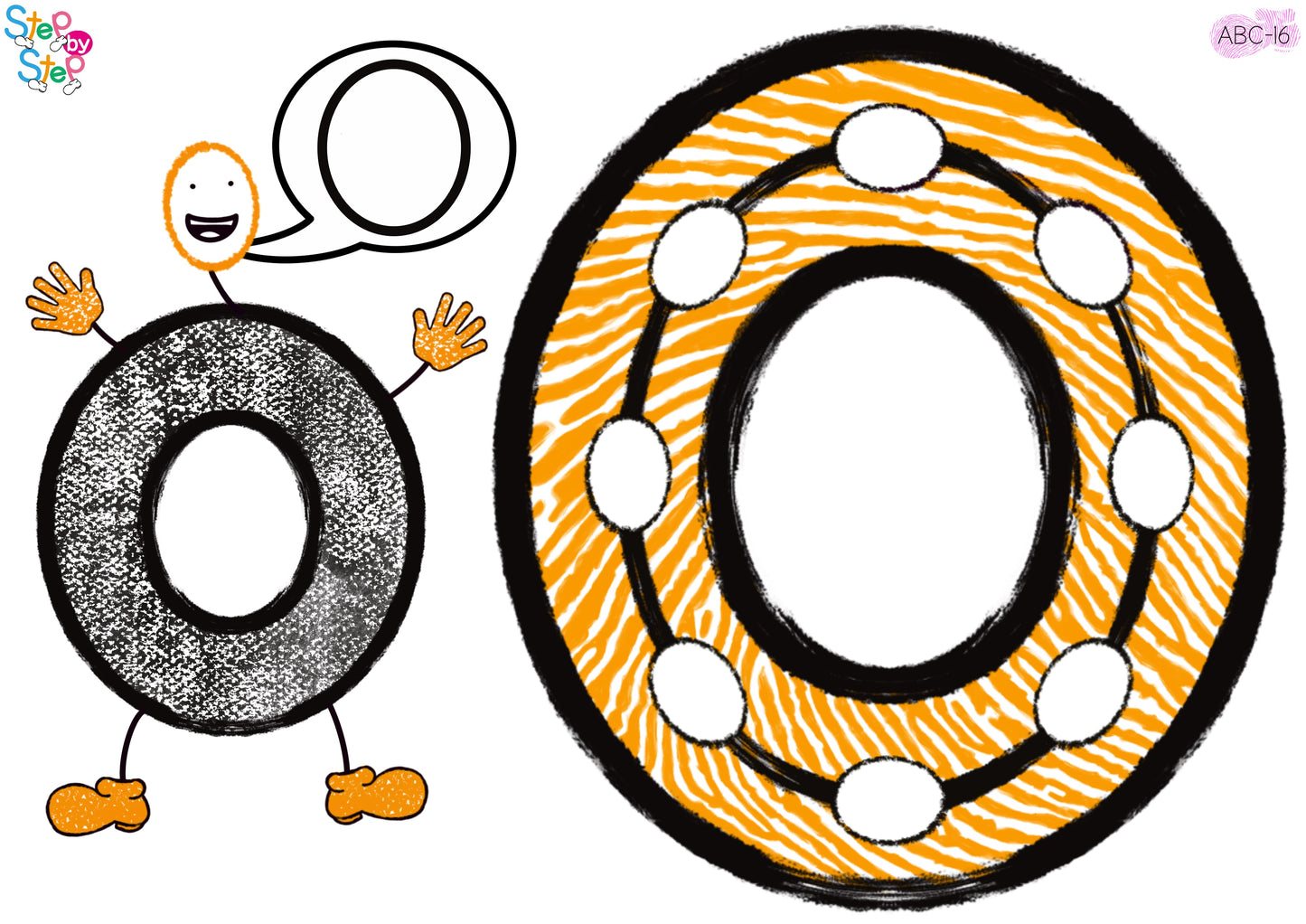ABC Alphabet Flashcards (Finger Steps)