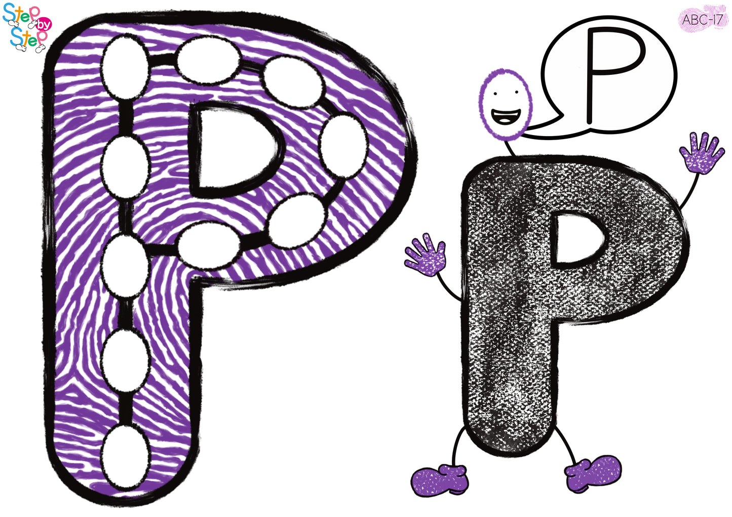 ABC Alphabet Flashcards (Finger Steps)