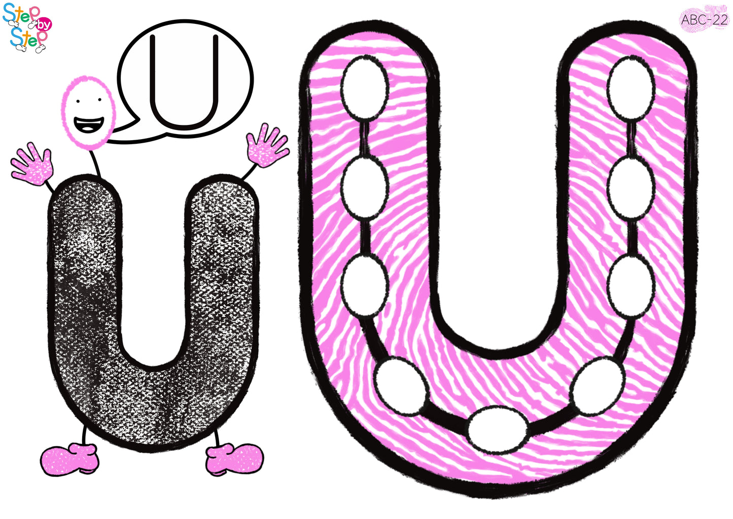 ABC Alphabet Flashcards (Finger Steps)