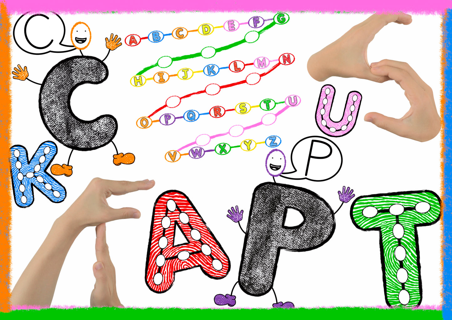 ABC Alphabet Flashcards (Finger Steps)
