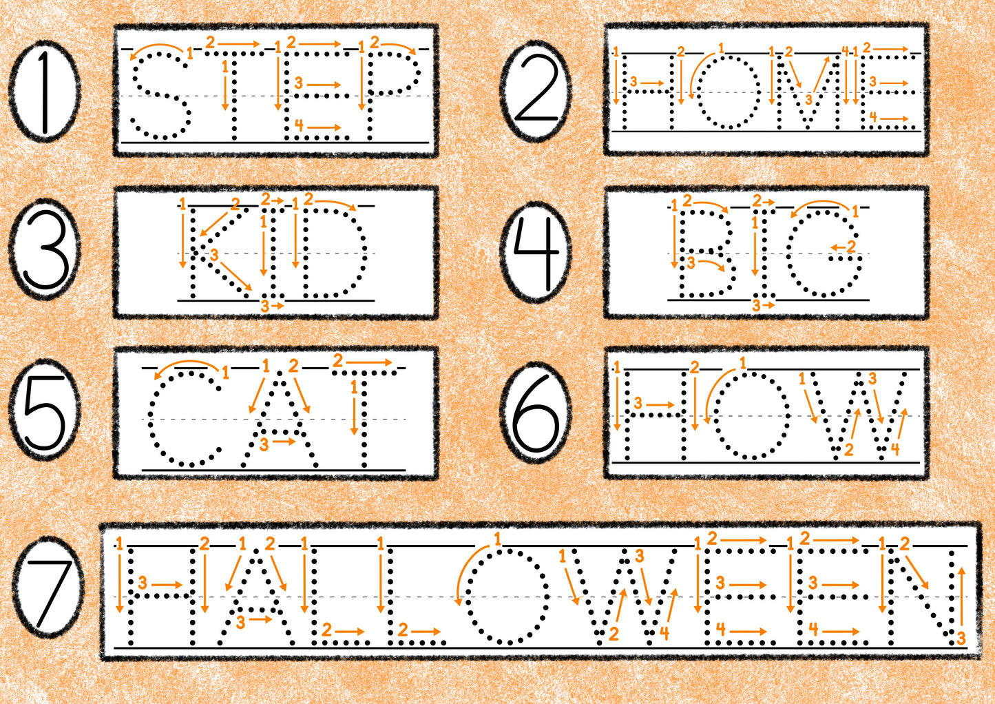 Halloween ESL Tracing Activity