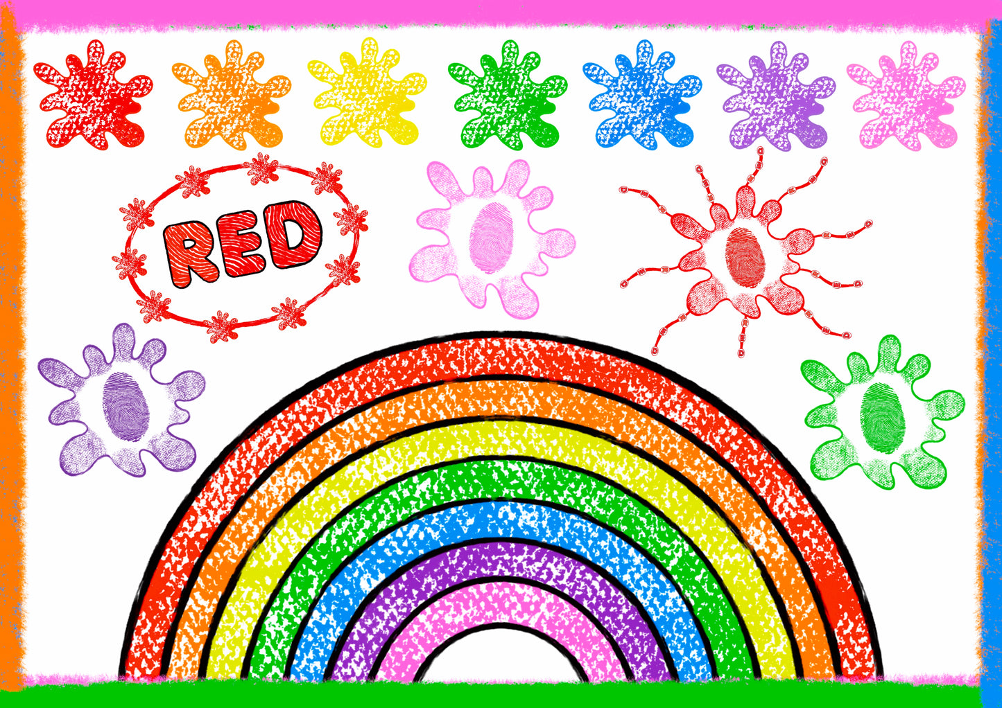 Colors Flashcards (Finger Steps)